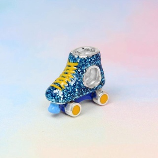 Moress Glitter Blue Roller Skate Bead บีทรองเท้าสเกต