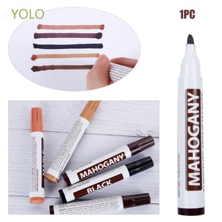 Yolo ปากกามาร์กเกอร์สําหรับซ่อมแซมเฟอร์นิเจอร์รอยขีดข่วน 6 สี 1 ชิ้น