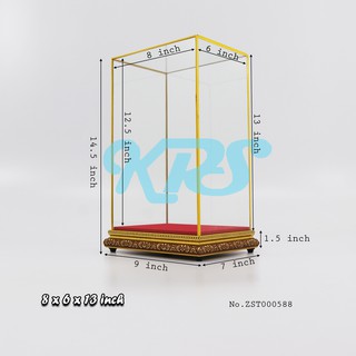 ตู้ครอบกระจกพระ พระ5นิ้ว ตู้ครอบพระ ตู้ถ้วยรางวัล ตู้ของที่ระลึก