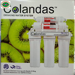 เเครื่องกรองน้ำ 5 ขั้นตอน Colandas กระบอกทึบรุ่นใหม่ล่าสุด กรองระเอียด 5ไมครอน ไส้กรอง 10นิ้ว หาซื้อง่าย เปลี่ยนเองได้