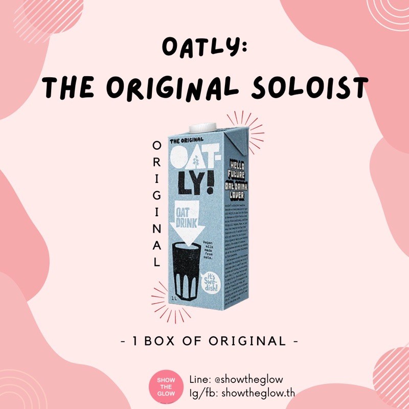 Oatly นมโอ๊ต รส original (พร้อมส่ง)หมดอายุ 4/22