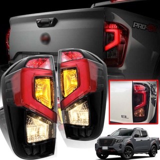 ไฟท้าย LED NISSAN นาวาร่า Pro4X โคมไฟท้ายทั้งดวง NAVARA ปี 2020+ สี สโม๊ค