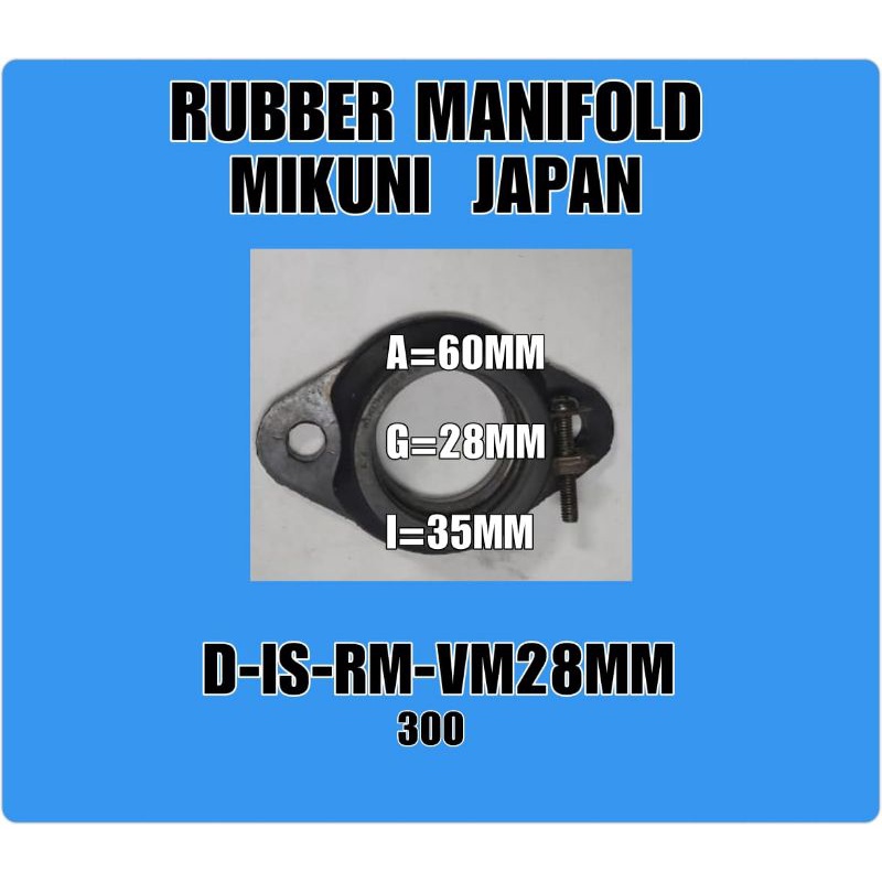 ยาง MIKUNI JAPAN VM28MM MANIFOLD ดั้งเดิม