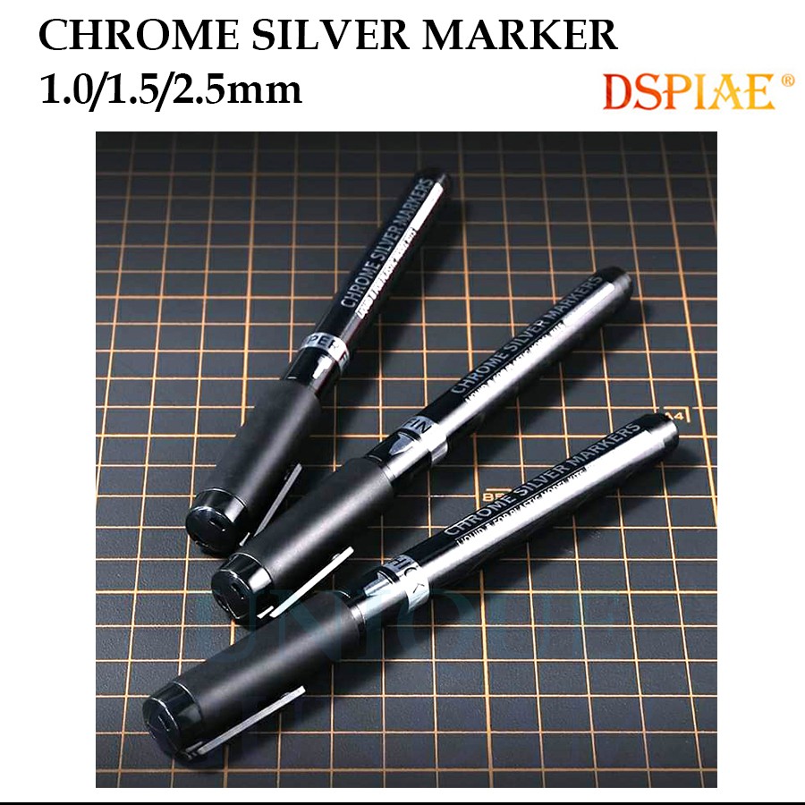 DSPIAE CHROME SILVER MARKER [1.0/1.5/2.5mm]