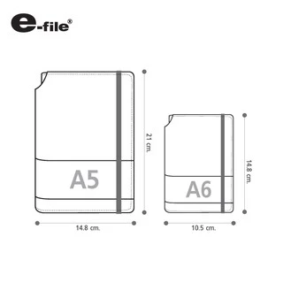 e-file (อี-ไฟล์) Personable Notebook สมุดโน๊ต สมุดจด มีลายเส้น รหัส CNB43