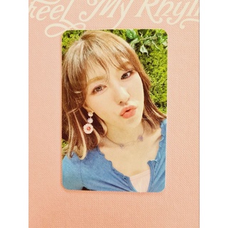 [แท้/พร้อมส่ง​] โฟโต้การ์ด​ เว็นดี้ Wendy Red Velvet อัลบั้ม Feel My Rythm