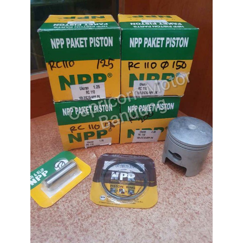 ชุดลูกสูบ RC110 CRYSTAL TORNADO GS RC 110 CRYSTAL NPP oversize 125 150 175 200