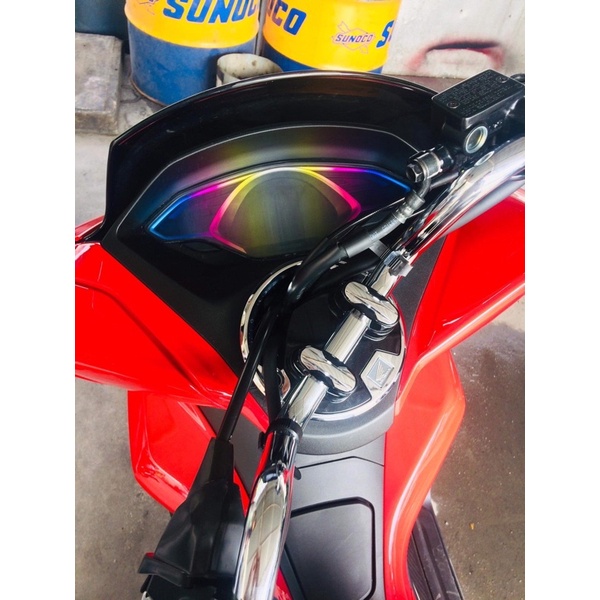 Pcx160 ฟิล์มกันรอยไมล์ Pcx2018-2024 (สีรุ้งไทเท สวยมาก) - รูปที่ 2