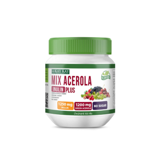 KAY KAY MIX ACEROLA INULIN PLUS กรีนอะเซโรลาเชอรี่ ผสมเบอรี่ และอินนูลิน เสริมภูมิคุ้มกัน