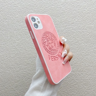 เคสไอโฟน เคสซิลิโคนใสกันกระแทก  เคสไอโฟนหร แบรนด์อินเทรนด์ iPhone11 pro max เคสโทรศัพท์มือถือแฟชั่นระดับไฮเอนด์ iPhone12promax เคส Apple xs max ผิวรู้สึก 8/7plus รวมทุกอย่าง xr ใหม่ se2 หญิง x 11