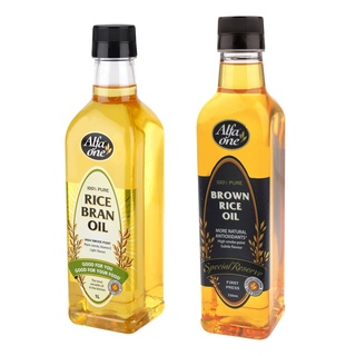 ALFA ONE น้ำมันรำข้าว RICE BRAN OIL บรรจุ set 2 ขวด SKU3