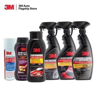 3M Set แชมพูล้างรถ Car Shampoo 400ml. PN39000LT + PN39034LT + PN39040LT + PN39042LT + PN08898T(200ml.) + ShieldN Seal Wax 236 มล.