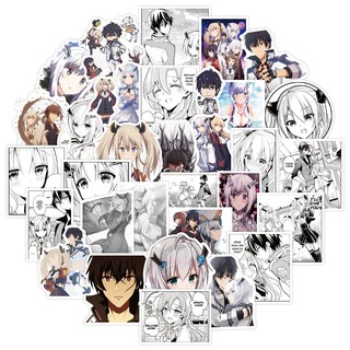 Maou Gakuin no Futekigousha สติกเกอร์กันน้ำรูปแบบที่แตกต่างกัน, 50 ชิ้น