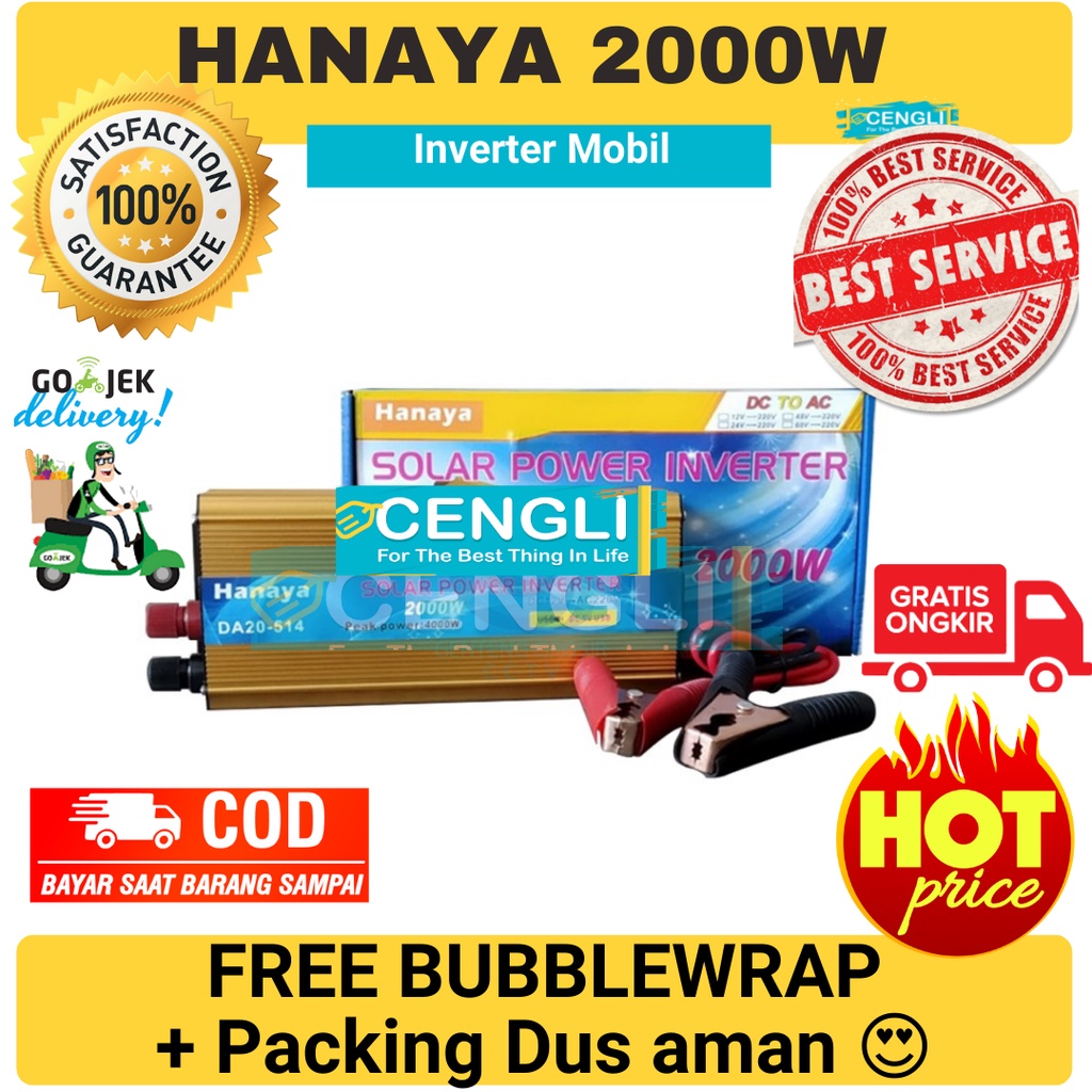 HANAYA DA20-514 2000W SOLAR POWER INVERTER