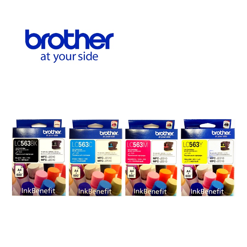 INK Brother LC-563 Black,Magenta,Cyan,Yellow For MFC-J2310/J2510/J3520/J3720