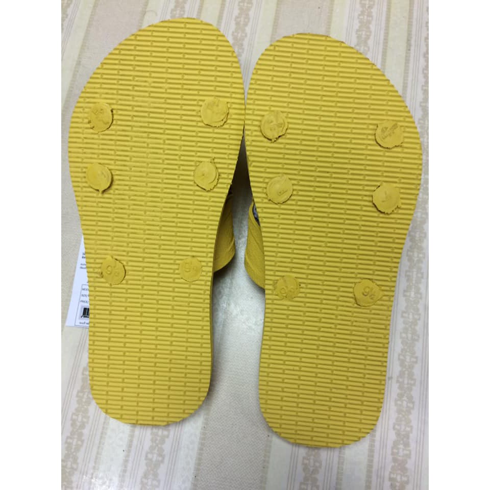 รองเท้าฟองน้ำ Flipper สีเหลือง(ฟิปเปอร์) สินค้ามาเพิ่มแล้ว