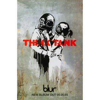 โปสเตอร์ วงเบลอ Blur วงร็อก Rock Band Poster เบลอ รูปภาพ ภาพถ่าย โปสเตอร์วงดนตรี ตกแต่งผนัง ตกแต่งบ้าน วงดนตรี