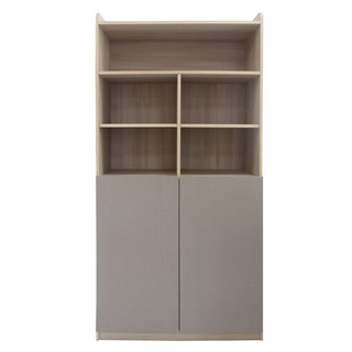 HIGH CABINET FURDINI PSP-5578 SAND OAK ตู้สูง 2 บานเปิด FURDINI ZENO PSP-5578 สี SAND OAK ตู้เก็บของ เฟอร์นิเจอร์เอนกประ