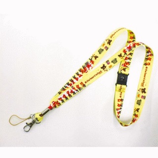 แท้ 100% จากญี่ปุ่น สายคล้องคอห้อยโทรศัพท์และบัตร หมี Neck Strap The Bears School (Yellow)