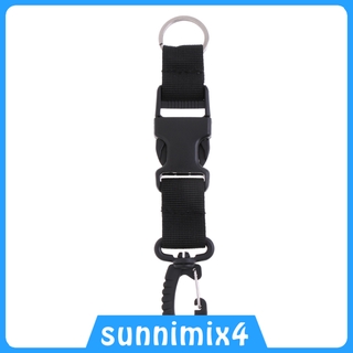 [H₂Sports&amp;Fitness]Scuba Diving Spearfishing BCD Webbing Lanyard Strap w/ Quick Release Buckle