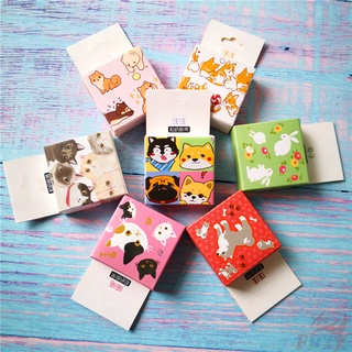 1Roll ❀ Cute Cats / Dogs / Rabbit - 5M*1.5CM Washi สติ๊กเกอร์ Tape ❀ Kawaii Animal Pets DIY Paper Decorative Adhesive Tape