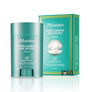 JMsolution MARINE LUMINOUS PEARL SUN STICK SPF50+ PA+++ 21g ผลิตภัณฑ์ปกป้องผิวหน้าจากแสงแดดแบบแท่งสติ๊ก