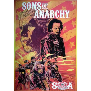 โปสเตอร์ หนัง SONS OF ANARCHY SOA 2008 POSTER 24”x35” Inch American TV Series CHARLIE HUNNAM v3