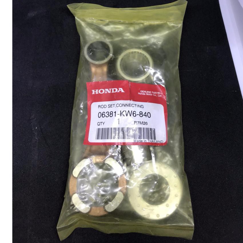 *+HONDA ชุดก้านสูบ ของแท้ (ก้านสูบ, สลักก้านสูบ, ลูกปืน) สำหรับรถจักรยานยนต์ รุ่น NSR 06381-KW6-840