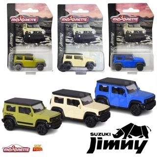 โมเดลรถเหล็ก SUZUKI JIMNY ลิขสิทธิ์แท้ Majorette โมเดลรถ สเกล1/64 มี3สีให้เลือก โมเดล MJ53053ST6 # MJ57181023 #