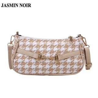 Jasmin Noir กระเป๋าสะพายไหล่แฟชั่นสําหรับสตรีหนัง Pu ขนาดเล็ก