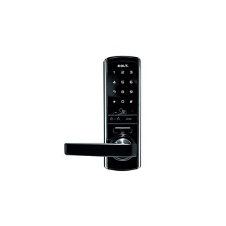 MULTI-F DIGITAL LOCK COLT LH700-SKSPC ดำ | COLT | LH0700-SKSPC กลอนประตูดิจิตอล มือจับประตู ประตูและหน้าต่าง