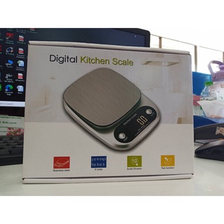 เครื่องชั่งดิจิตอลสเตนเลส 10kg Digital Kitchen Scale