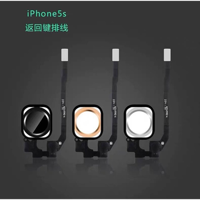 สายแพรชุดปุ่ม Home + ปุ่มกด - IPhone 5s / SE แพปุ่มHomeนี้เปลี่ยนแล้ว Touch ID ใช้งานไม่ได้