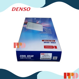 DENSO ไส้กรองอากาศ รถยนต์  TOYOTA  ALTIS01-07, WISH 03-09 รหัสอะไหล่แท้ 17801-22020 (รหัสสินค้า 260300-0210 )