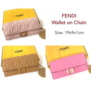 FENDI Wallet On Chain ของแท้ 100% [ส่งฟรี]