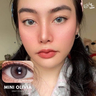 ⚓️Mini Olivia Gray,Green🥦(Dia14.2)สายตาปกติถึง-6.50(Kitty kawaii)คิตตี้คาวาอิ