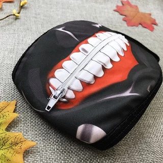 พร้อมส่ง ! ได้รับใน 1-2 วัน ผ้าปิดปากลายหน้ากาก โตเกียวกูล แบบมีซิป KANEKI KEN คาเนกิ เคน TOKYO GHOUL