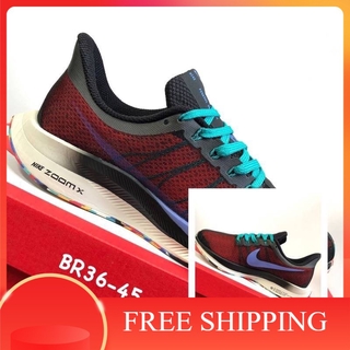 รองเท้าวิ่งNike ZoomX 35 Pegasus Turbo  Dark Red-Blue  size 36-45 (New)