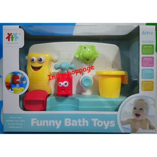 ก๊อกน้ำ กดน้ำ ขันน้ำ เล่นสนุกกับน้ำ ของเล่นในน้ำ bath toy