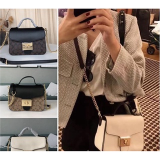 แท้💯%🔥พร้อมส่ง🔥 (จัดส่งที่รวดเร็วจัดส่งฟรี) COACH * F76684 # F76687กระเป๋าแฟชั่นสตรี กระเป๋าถือ/กระเป๋าสะพาย