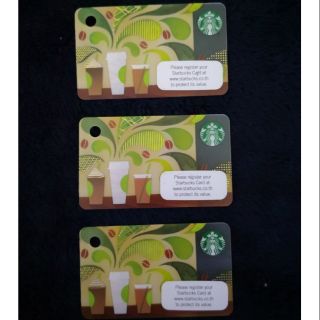 STARBUCKS Thailand 2018  -​ Mini Gift Card Coffee Keychain card