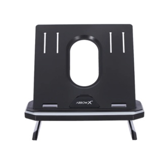 แท่นวางโน๊ตบุ๊ค พร้อมขาตั้ง LAPTOP STAND ARROW X ADK-AP-9001 RGB FOLDABLE STAND.