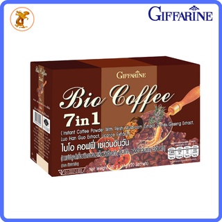 BIO COFFEE 7 in 1 GIFFARINE ไบโอ คอฟฟี่ เซเว่นอินวัน กิฟฟารีน | กาแฟปรุงสำเร็จชนิดผง ผสมเห็ดหลินจือสกัด