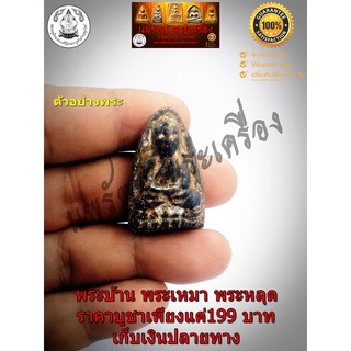 หลวงปู่ทวดเนื้อว่าน2497 เนื้อว่านรุ่นแรก พิมพ์ใหญ่ยอดนิยมซี ที่เรียกกันว่าพิมพ์ไหล่จุด