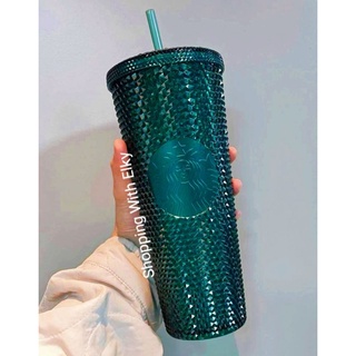 #StarbucksChina #แก้วหนาม Glitter Green