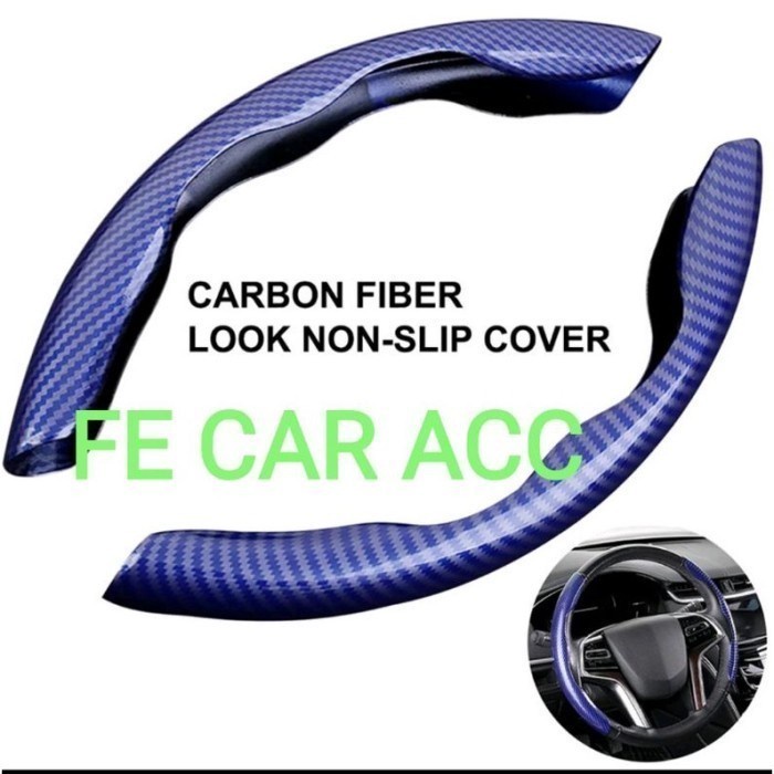 ฝาครอบพวงมาลัยพรีเมี่ยมสําหรับคาร์บอนไฟเบอร์ Nissan March 5D