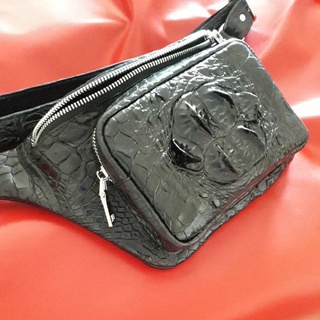 crocodile skin bag save money black color +wallet set1599