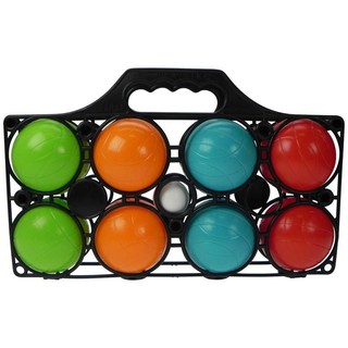 ลูกเปตองพลาสติก ลูกเปตอง ลูกเปตองพลาสติก 8 ลูก 8 Plastic Petanque Boules Bocce Set Outdoor Ball Game Garden Game