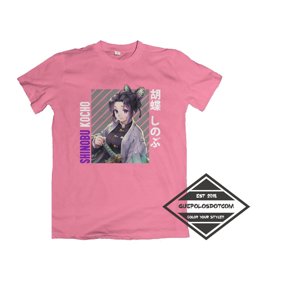 Hashira Shinobu Kocho Anime Demon Slayer Kimetsu no Yaiba เสื้อยืด - Hashira Shinobu Kocho TSHIRT