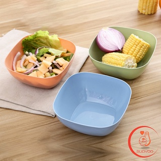 ชามพลาสติก ทำความสะอาดง่าย น้ำหนักเบาและทนทาน ชามใส่ขนม สไตล์นอร์ดิก Plastic fruit plate